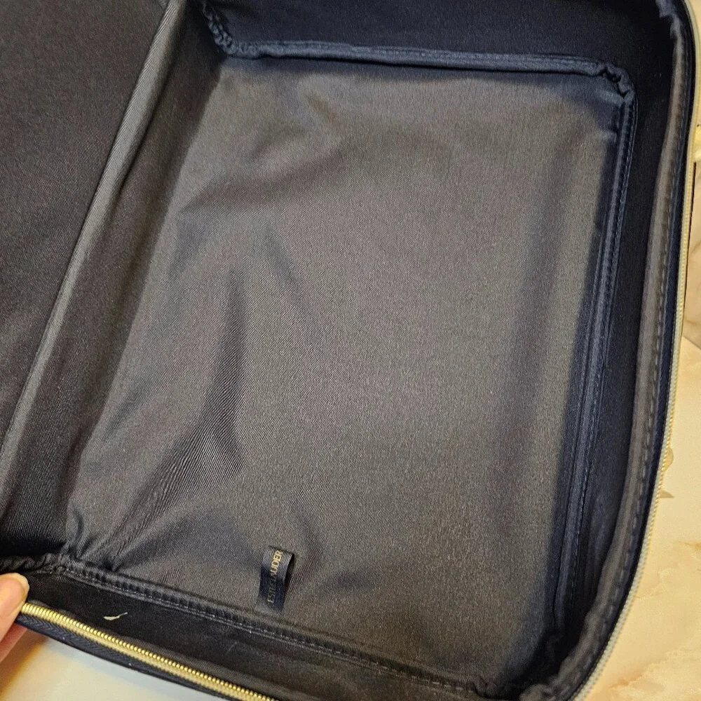 Estee Lauder Black Croc Cosmetic Bag